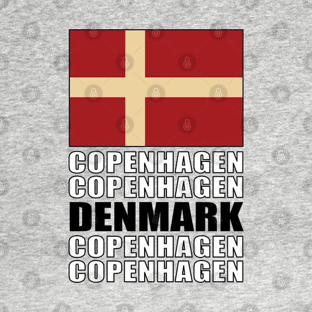 Flag of Denmark by KewaleeTee